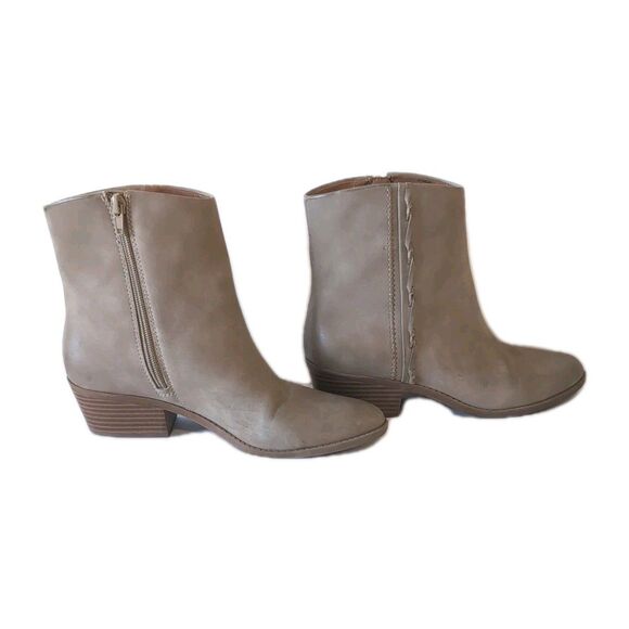 Lucky Brand Women's Brown Faux Leather Ankle Boots, Size 8 - Picture 8 of 11